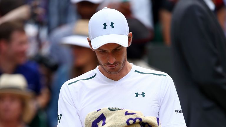 Andy Murray was beaten in five sets in the Wimbledon quarter final