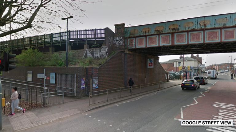 Birmingham witton station, where a 14-year-old girl was raped in July 2017