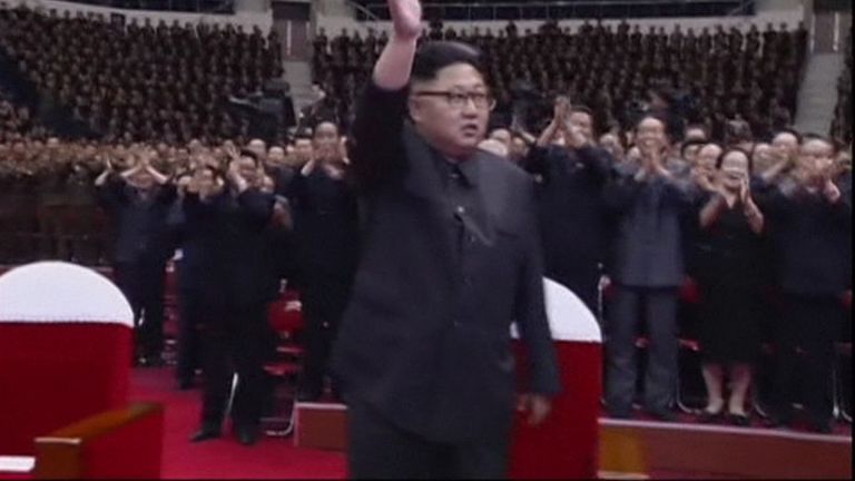 Kim Jong Un attended a celebration of North Korea&#39;s successful launch of an intercontinental ballistic missile