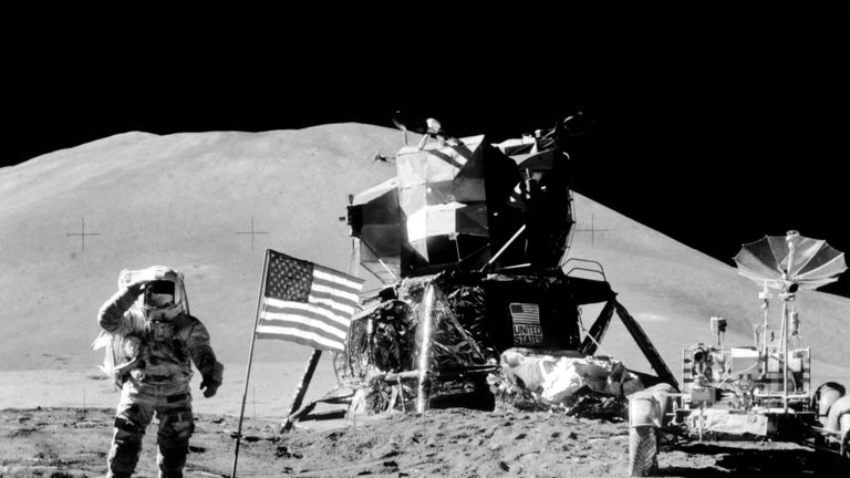 Evidence of water was found near the Apollo 15 landing site