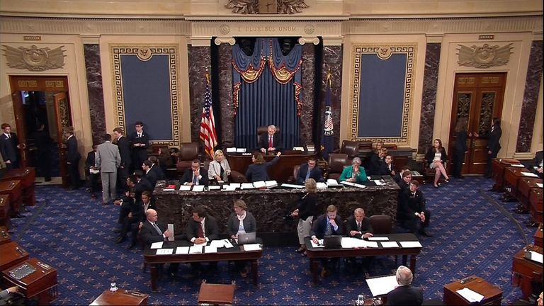 Protests erupt in US senate as debate begins on whether to repeal Obamacare