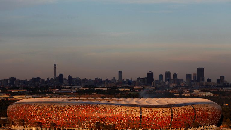 A general view of FNB Stadium in Johannesburg. File picture