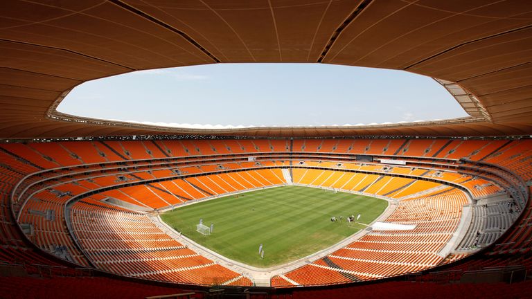 FNB Stadium in Johannesburg. File picture