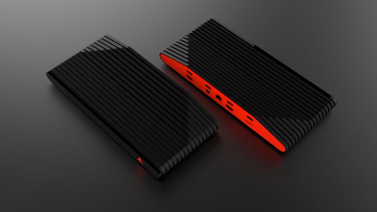 A more modern-looking version comes in black and red. Pic: Atari