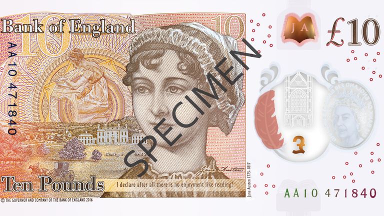 Coming soon to your wallet: New £10 note unveiled | Business News