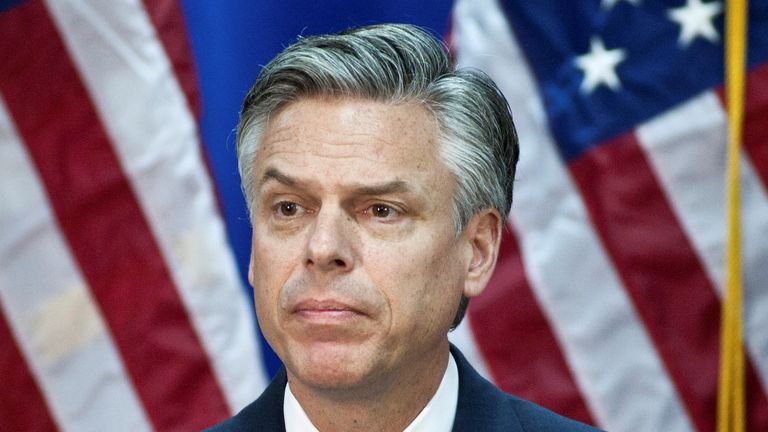 Jon Huntsman, former Utah governor and Republican presidential hopeful, is Trump&#39;s pick for ambassador to Russia. File pic