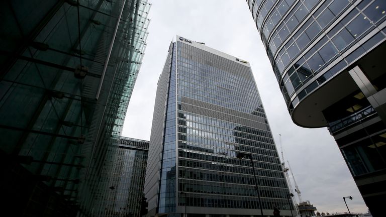 The offices of the European Medicines Agency in London
