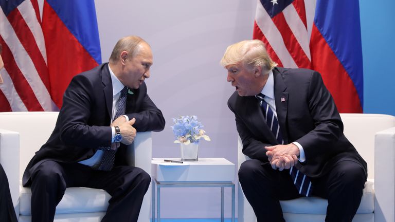 President Putin and President Trump met at a summit in Hamburg last week