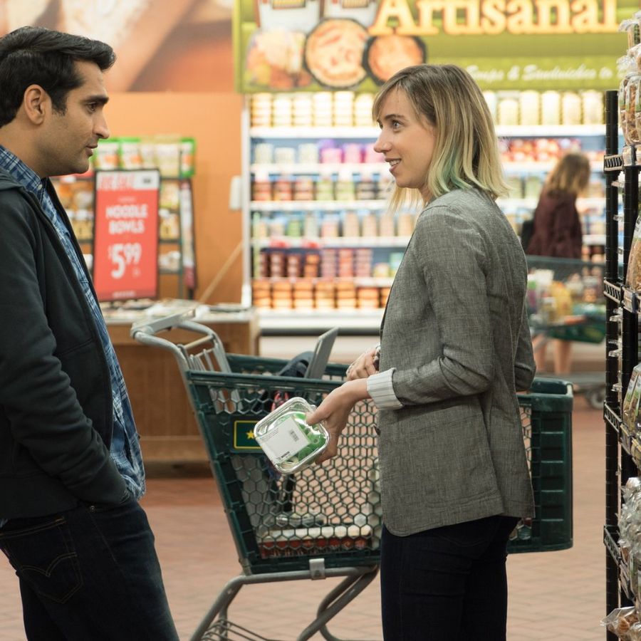 Kumail Nanjiani and Zoe Kazan in The Big Sick