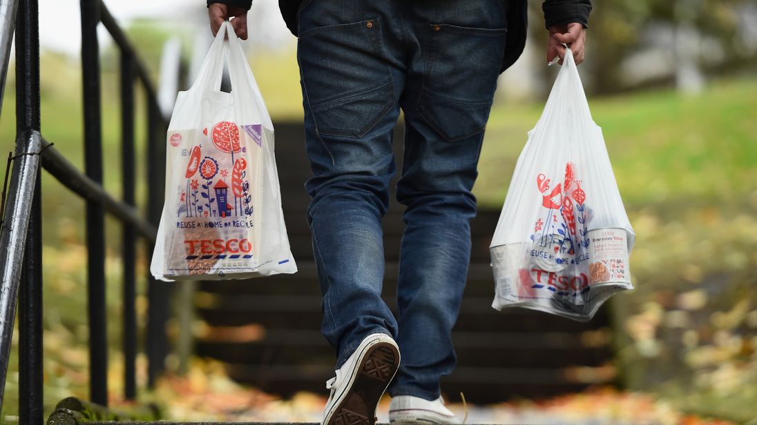 Tesco to scrap singleuse plastic bags in all stores