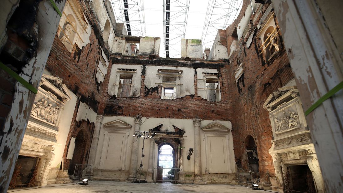 Restoration of Clandon Park causes controversy