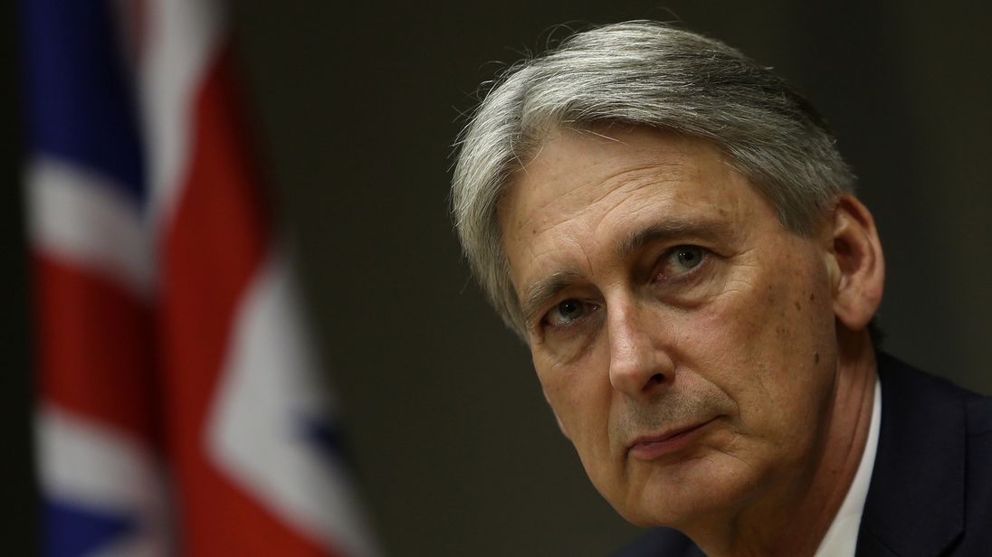 Philip Hammond was in Brazil before travelling to Argentina