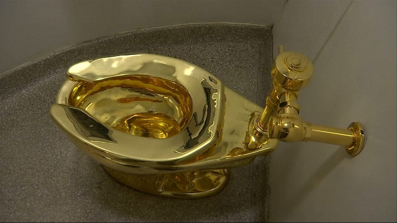 Spend a penny on £2m golden toilet News UK Video News Sky News