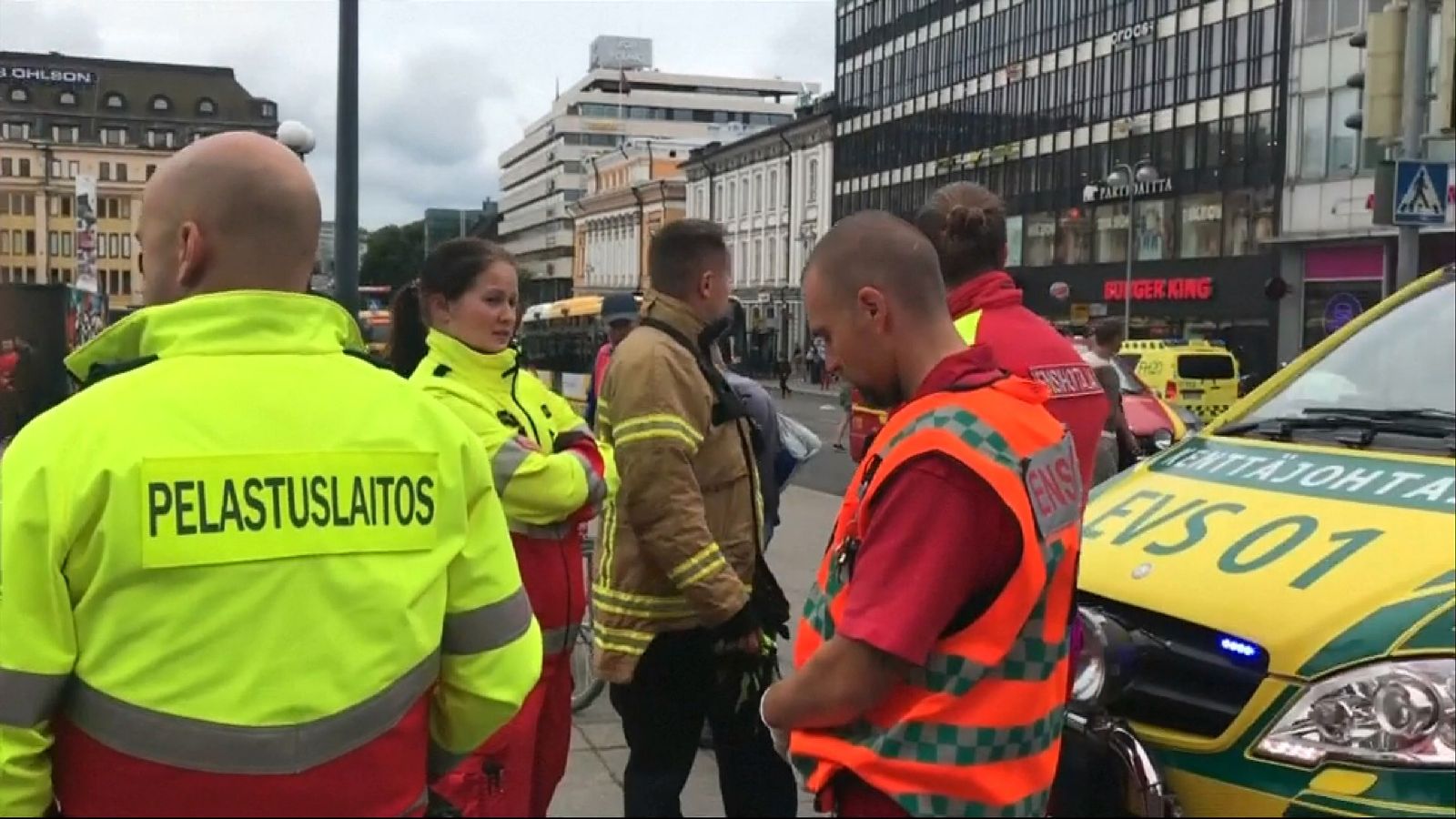Two dead and six injured in Finland knife attack World News Sky News
