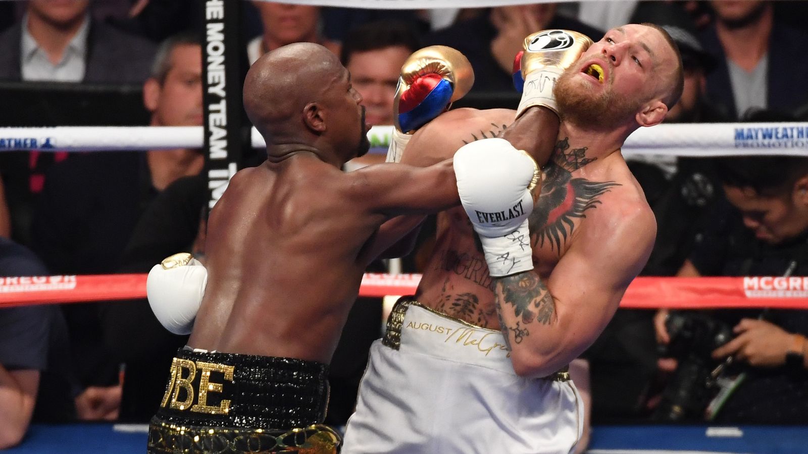 Mayweather Vs McGregor Showdown In Pictures | World News | Sky News