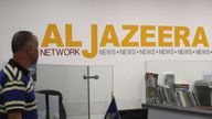 Employees of Qatar based news network and TV channel Al-Jazeera are seen at their Jerusalem office on July 31, 2017, / AFP PHOTO / AHMAD GHARABLI (Photo credit should read AHMAD GHARABLI/AFP/Getty Images)
Restrictions