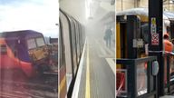 There were several transport incidents across London on Tuesday morning