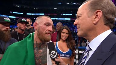 McGregor: Let him put me down