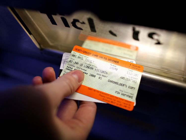 Train tickets