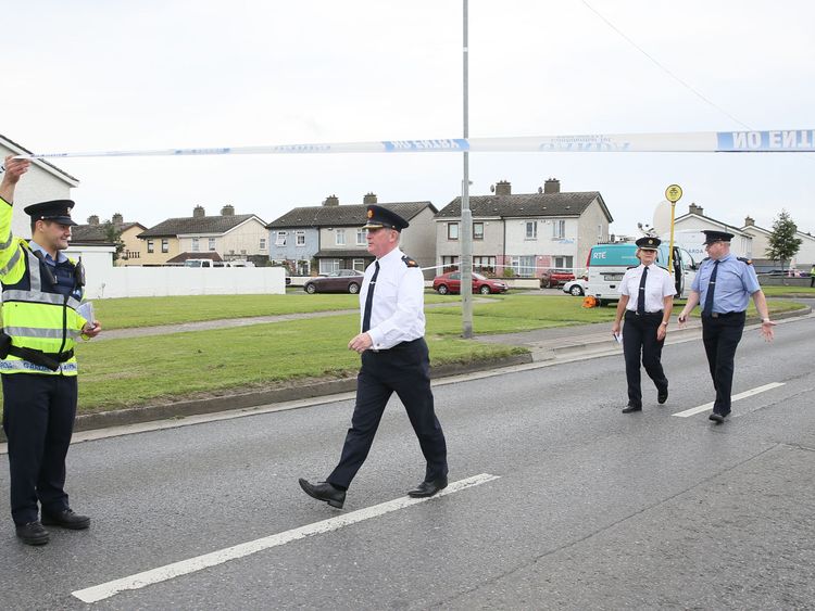 The area has now been cordoned off