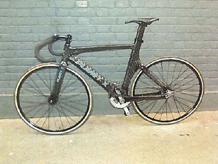 The bike allegedly ridden by Charlie Alliston