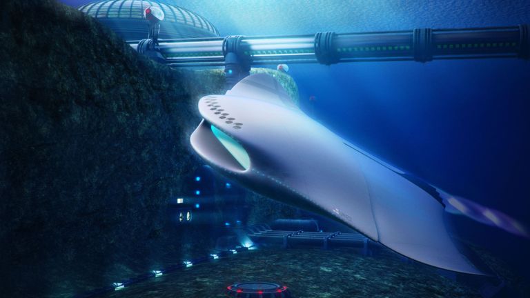 Young British scientists and engineers from UKNEST, a not-for-profit organisation which promotes science, engineering and technology for UK naval design, took part in the design challenge to design futuristic submarines. Pic: Royal Navy

