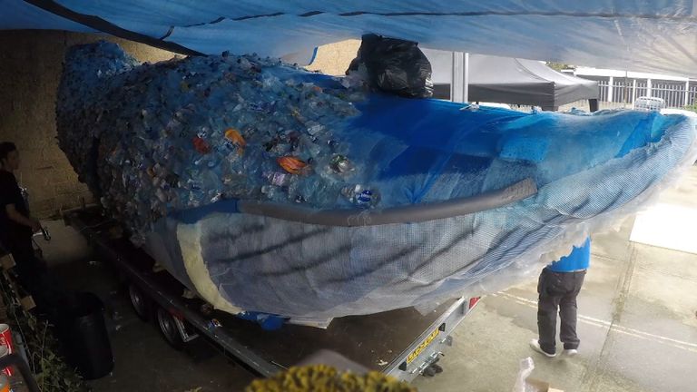 See the plastic whale and help save the planet | News UK Video News ...