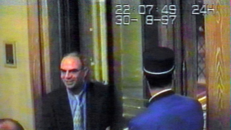 Henri Paul returning to the Ritz to meet Diana and Dodi