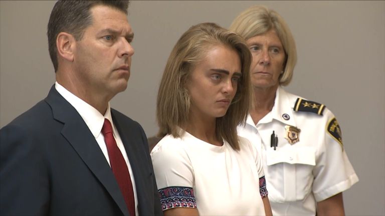 Michelle Carter is sentenced to jail for involuntary manslaughter