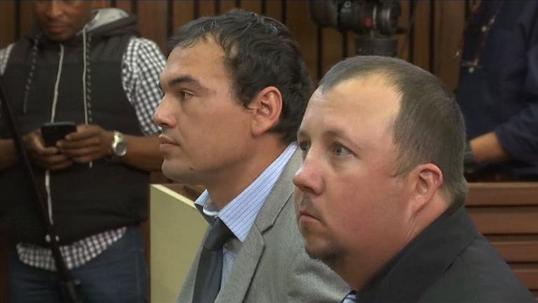 Oosthuizen and Jackson claimed Victor Mlotshwa had trespassed
