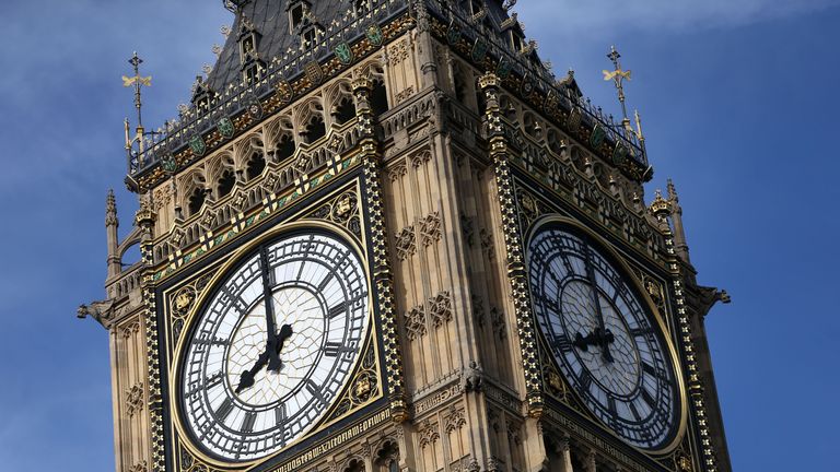 Elizabeth Tower is home to the Great Clock and the 'Big Ben' bell