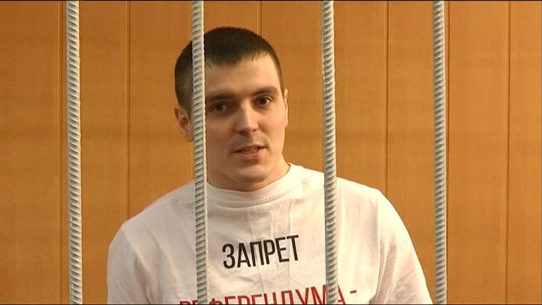 Sokolov was sentenced to three and a half years in prison