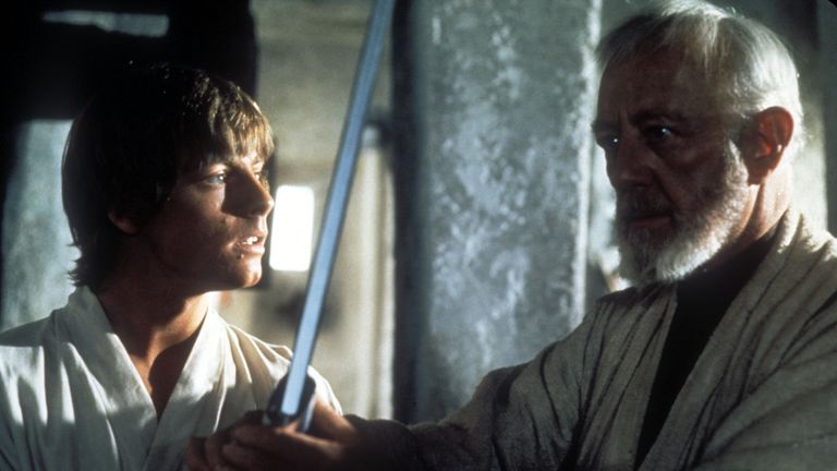 Obi-Wan Kenobi was first played by Alec Guinness in the first trilogy