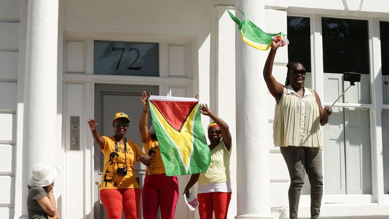 Revellers during the Family Day at the Notting Hill Carnival