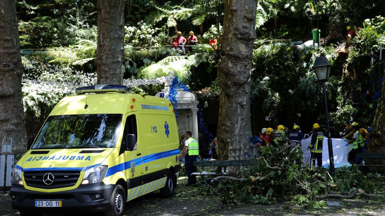 The tragedy occurred during the Celebration of Our Lady of the Mount festival