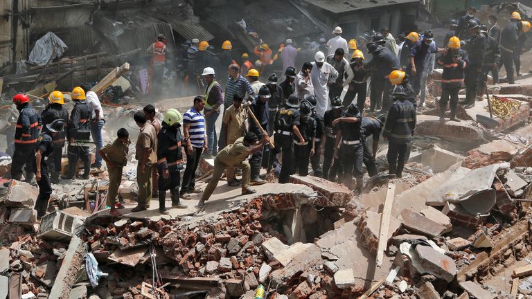 21 dead and 13 are in hospital after building collapsed following ...