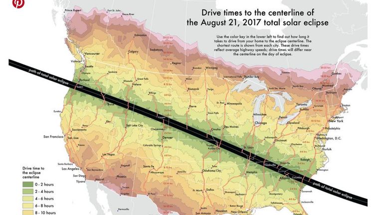 Two-thirds of the US population lives within one day&#39;s drive of the eclipse