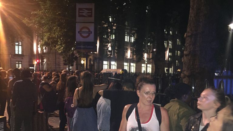 E cigarette explosion sparks evacuation at Euston station UK