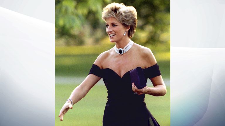 June 1994: Diana meets invited guests at the Serpentine gallery in Hyde Park 