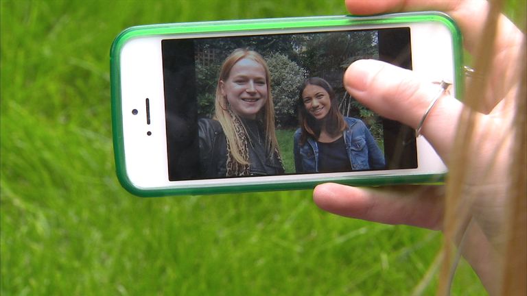 Rosa and Ambrin are cautious about their use of social media