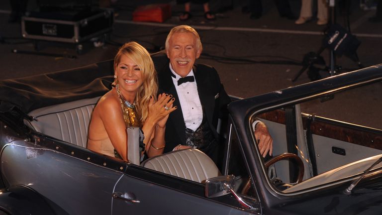 Sir Forsyth with Strictly Come Dancing co-presenter Tess Daly