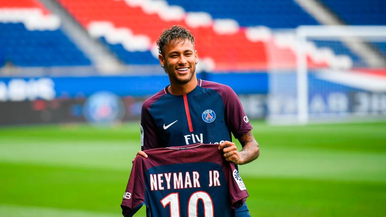 Get now a signed shirt from Neymar from his first professional