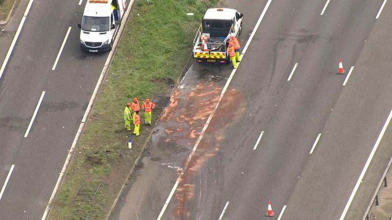 Two Lorry Drivers Jailed Over M1 Crash In Which Eight People Were ...