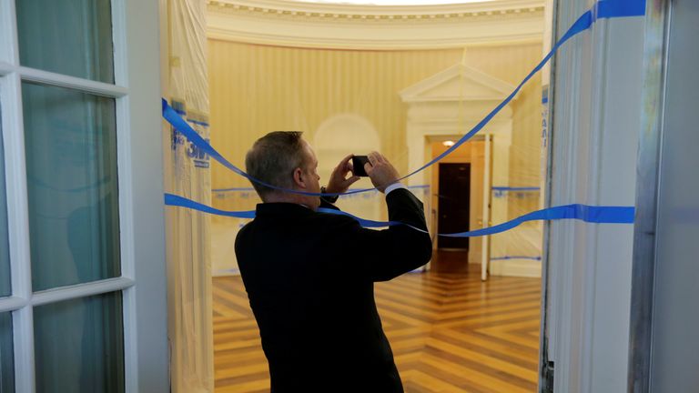 Trump's ex-Press Secretary Sean Spicer took a snap of the rare site