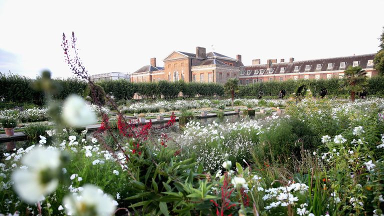 The White Garden at Kensington Palace is already open to the public