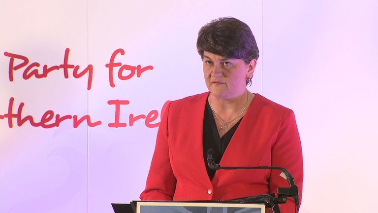 DUP leader Arlene Foster has warned of a return to direct rule