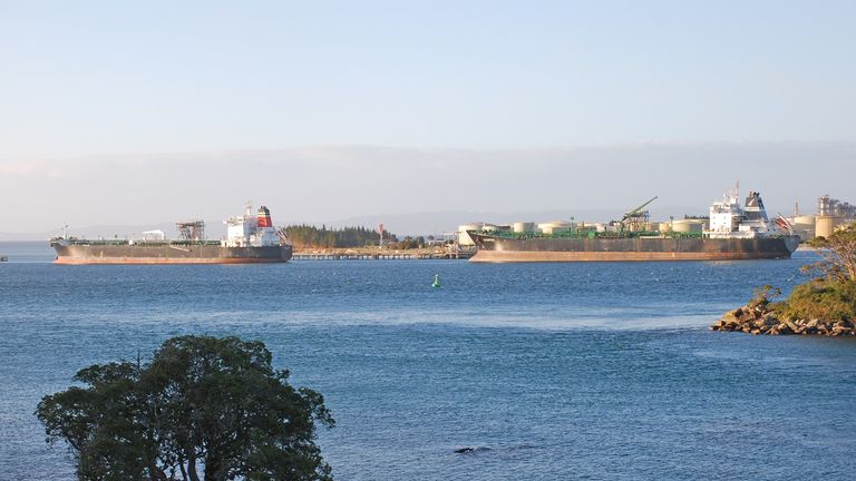 The incident took place in Marsden Point, north New Zealand (Pic: Phillip Capper)