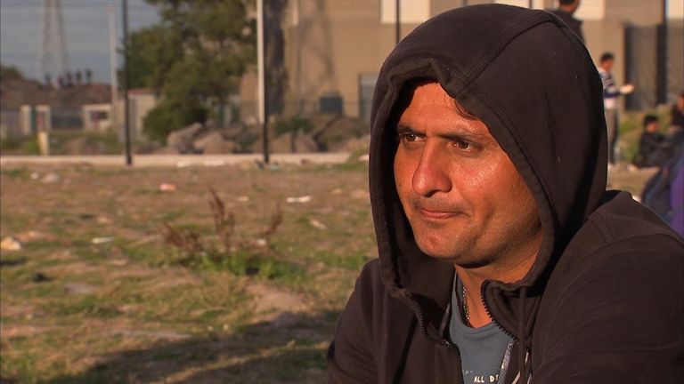 Osman from Afghanistan is trying to reach the UK after failing to get asylum in Germany