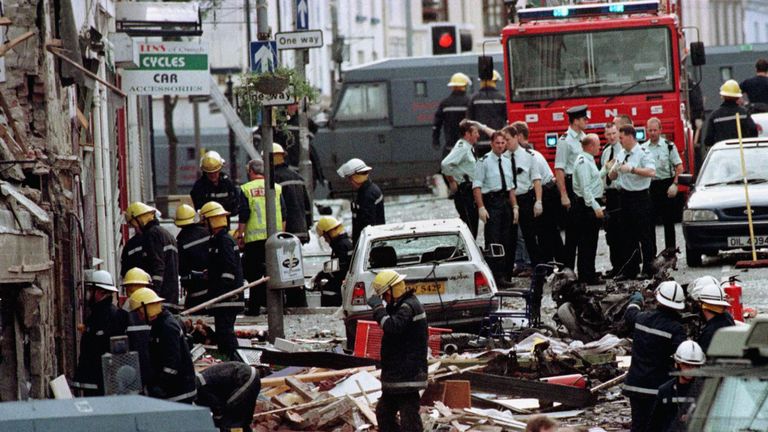 The bombing was the biggest single atrocity during the Troubles in Northern Ireland 