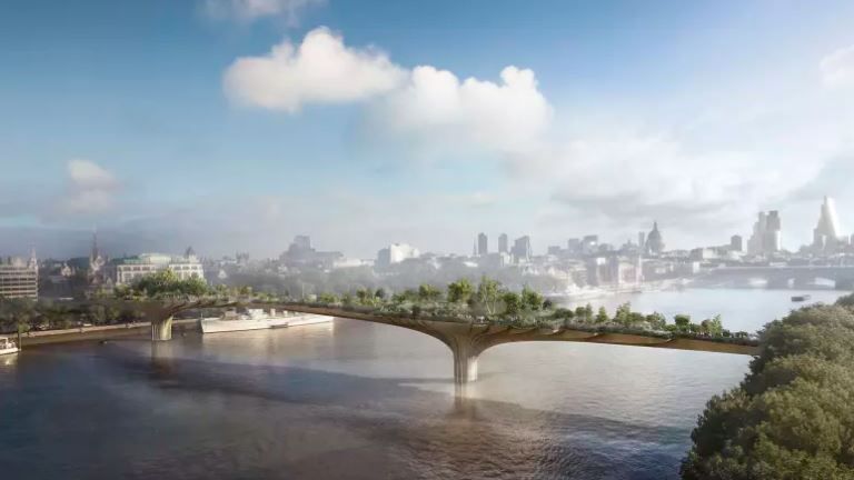 Garden Bridge project in London folds